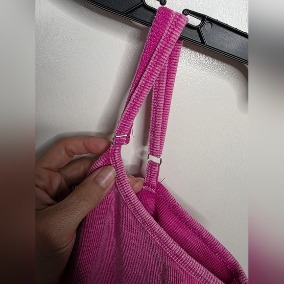 True Religion Fuchsia Vintage Wash Cami Bodysuit - Picture 10 of 11